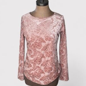 Sundance Pink Floral Long Sleeve Top
